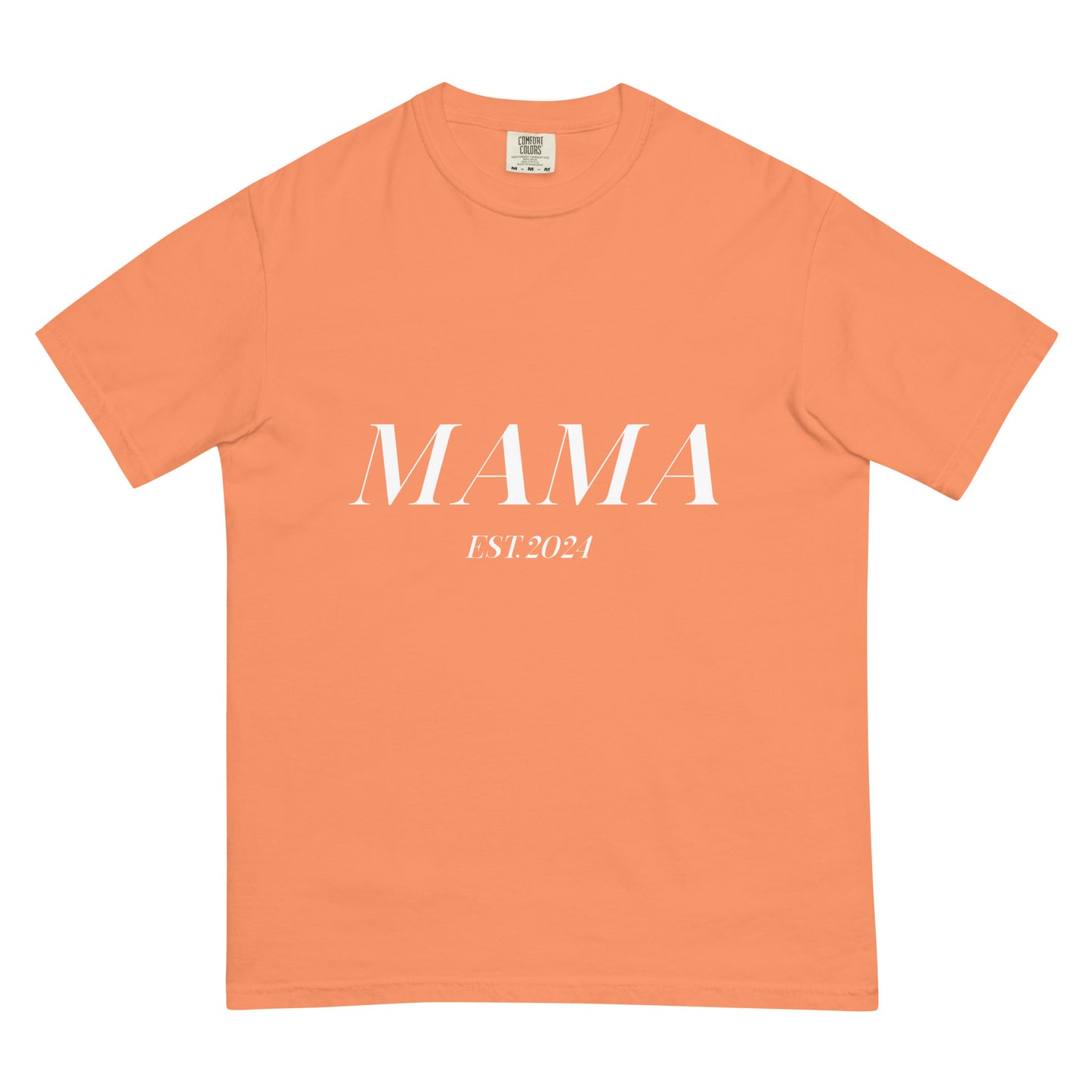 MAMA EST. 2024 Heavyweight T-shirt
