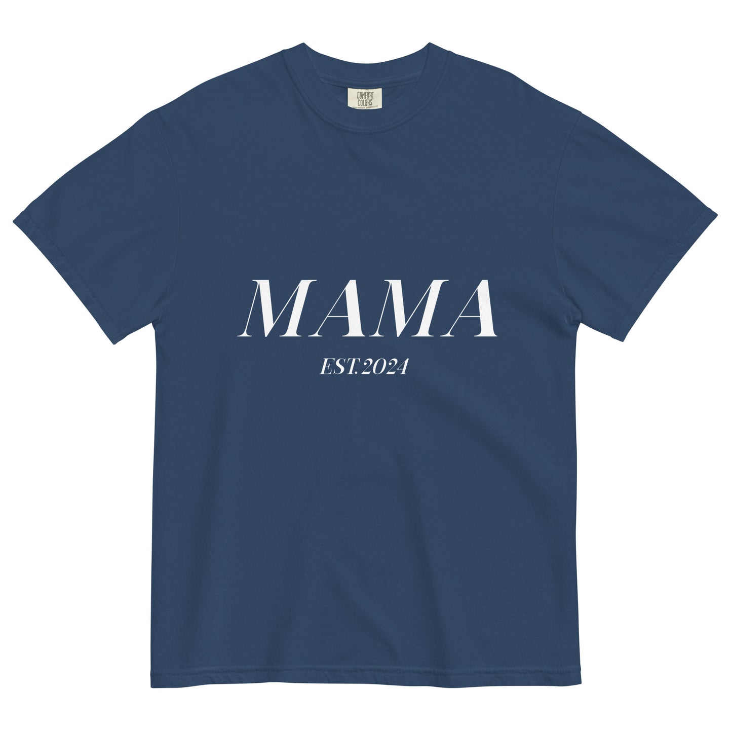 MAMA EST. 2024 Heavyweight T-shirt