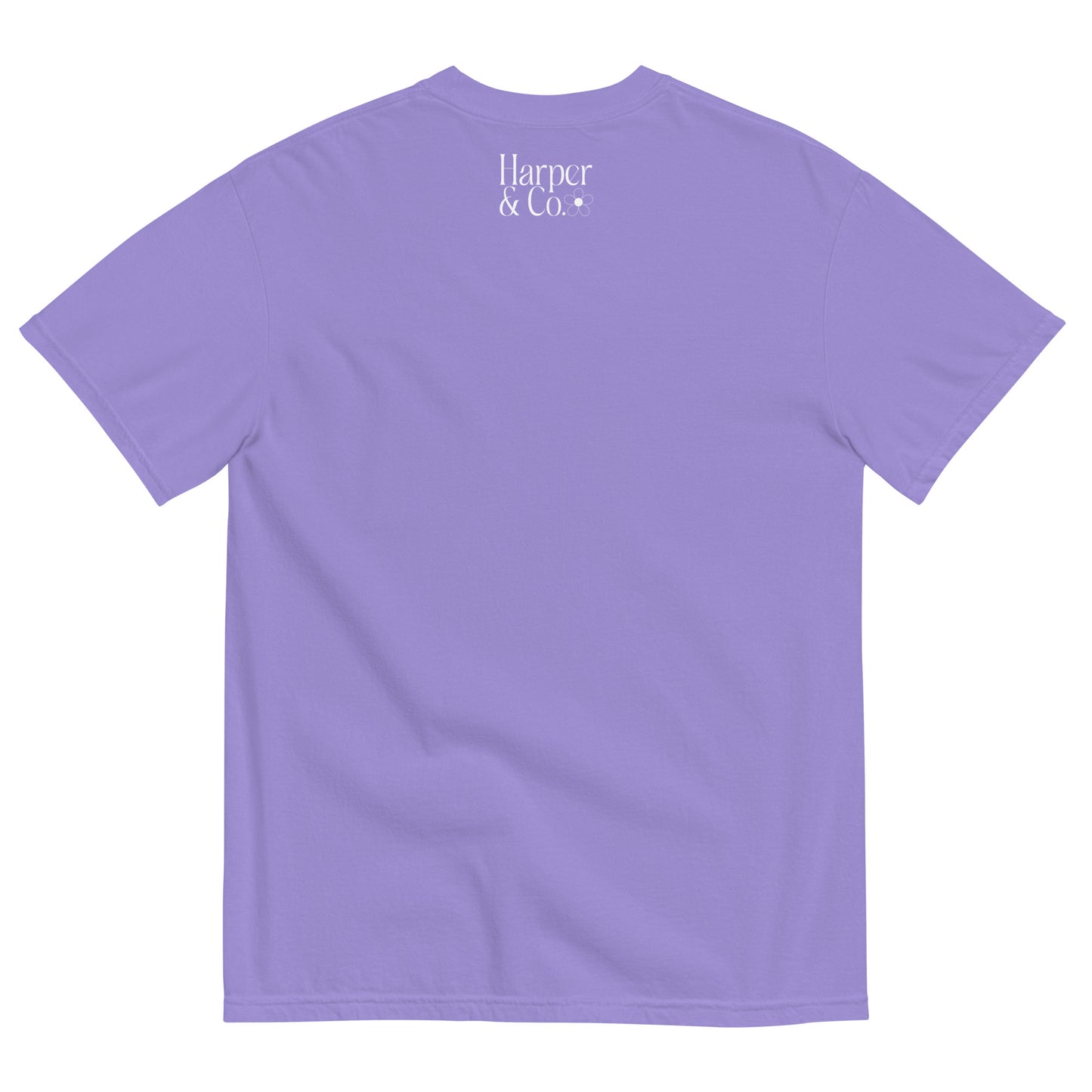 Mama Daisy Heavyweight t-shirt - Pink Letters