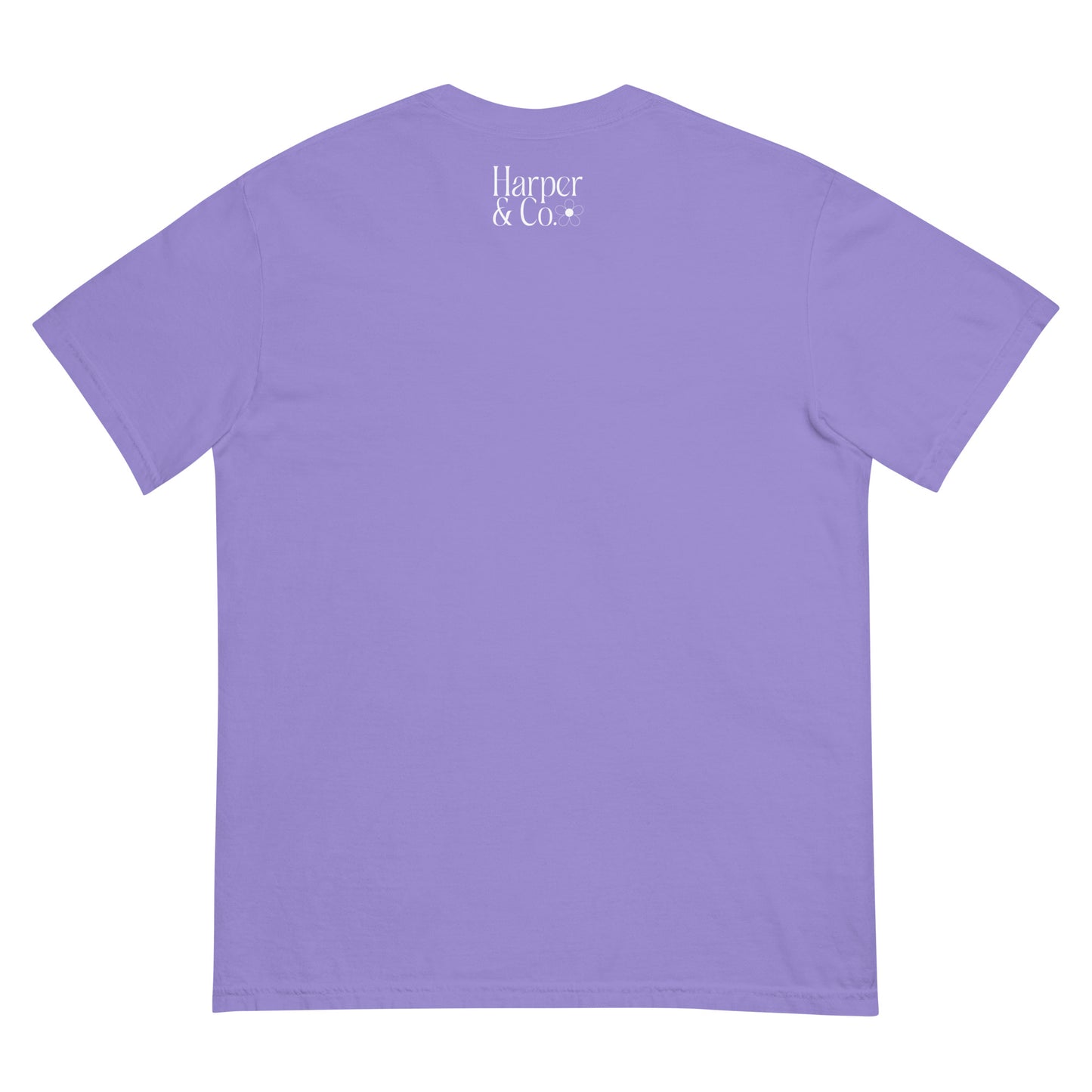 Mama Daisy Heavyweight t-shirt - Pink Letters