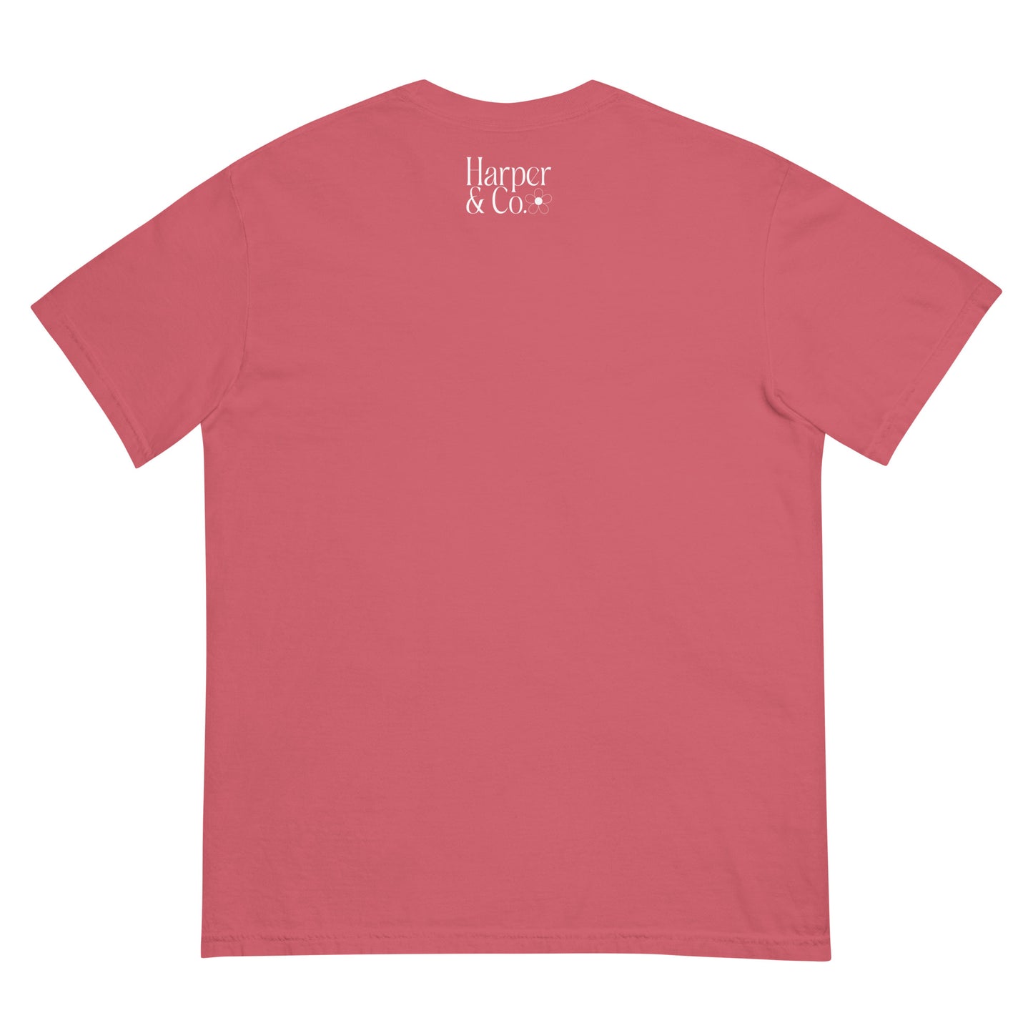 Mama Daisy Heavyweight t-shirt - Pink Letters