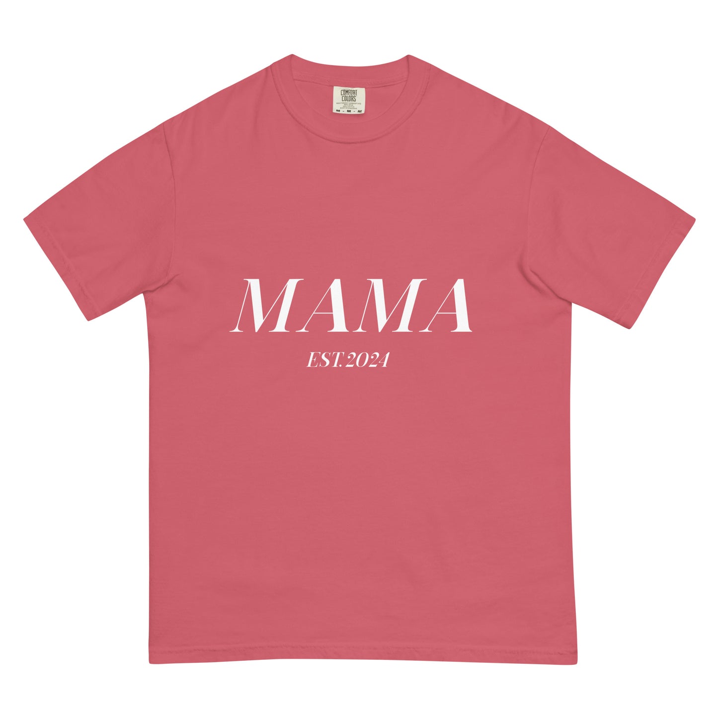 MAMA EST. 2024 Heavyweight T-shirt