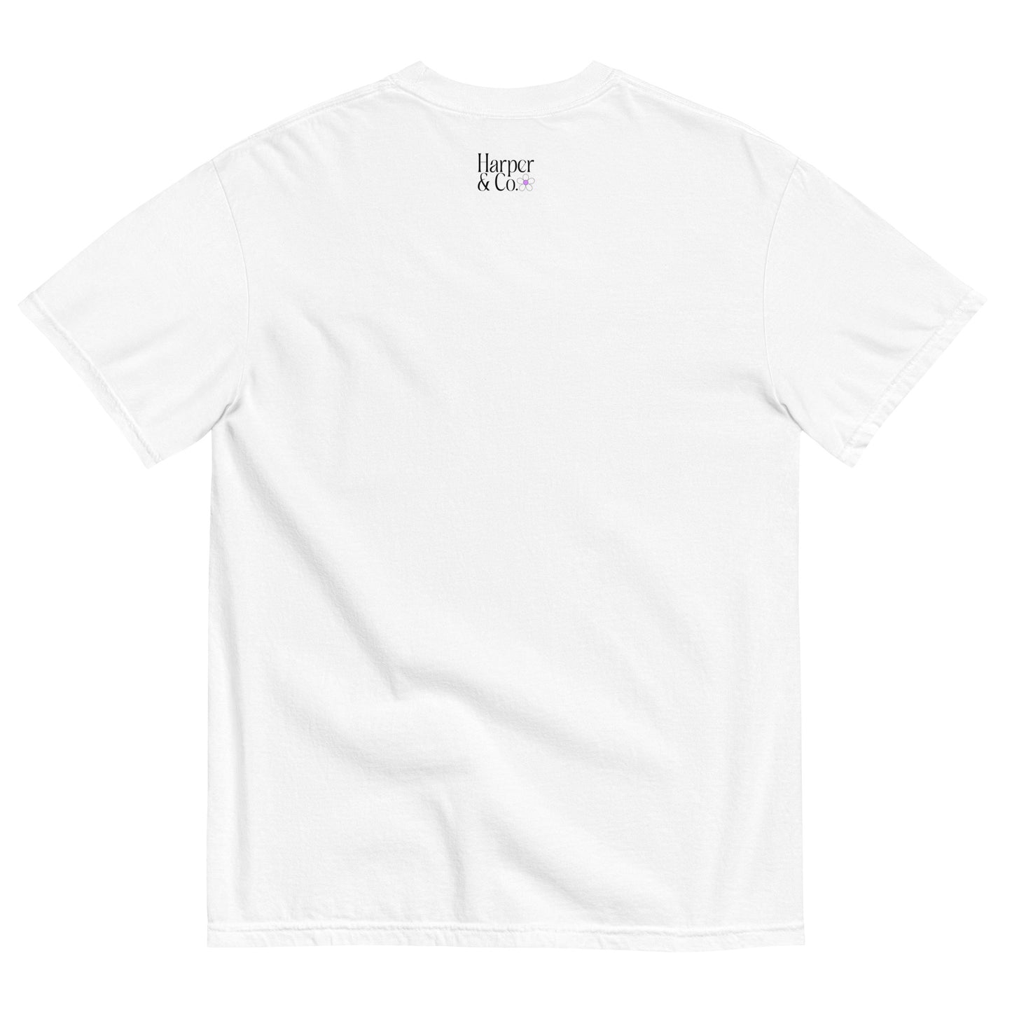 Mama Purple Checkered Heavyweight T-shirt