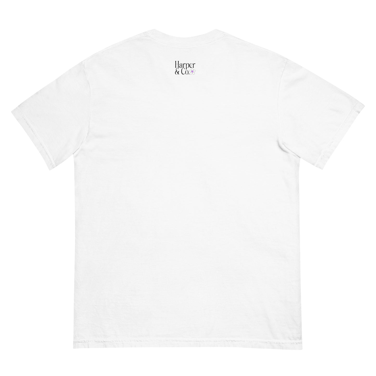 Mama Purple Checkered Heavyweight T-shirt