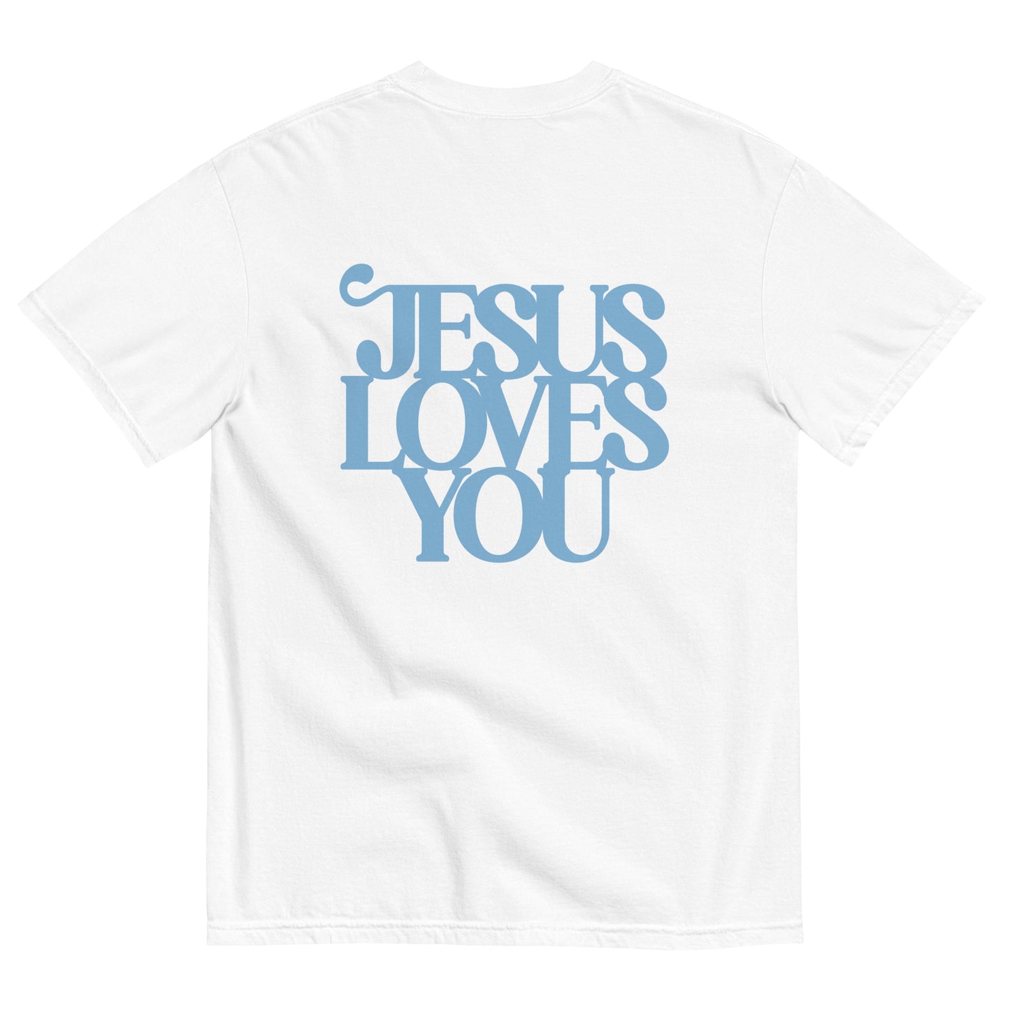 Good News JLY (Blue Letters) - Adult Heavyweight T-shirt