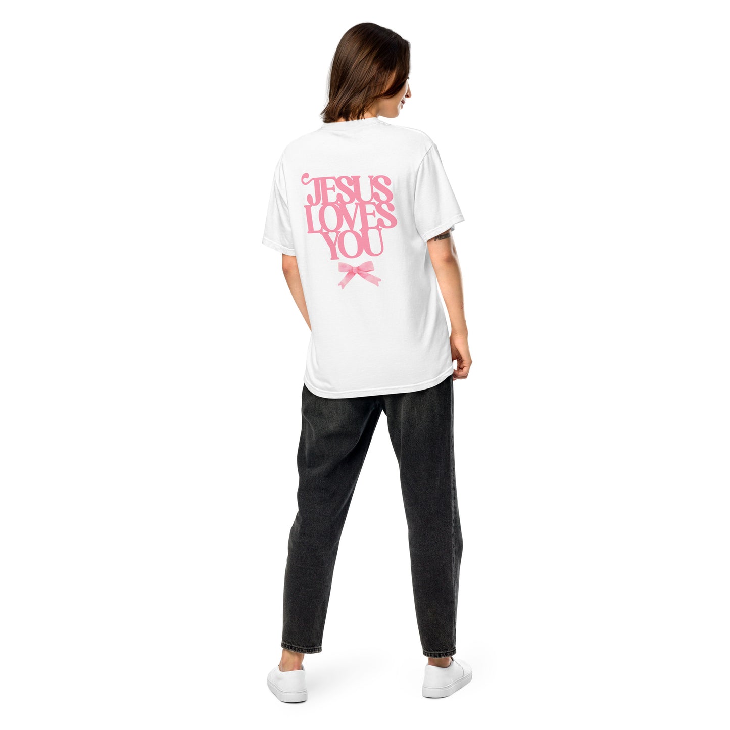 Good News JLY (Pink Letters) - Adult Heavyweight T-shirt