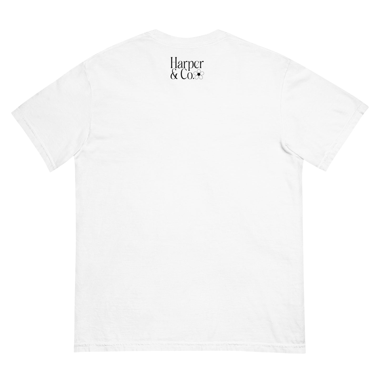 Daisy Mimi Heavyweight T-shirt - Purple Letters