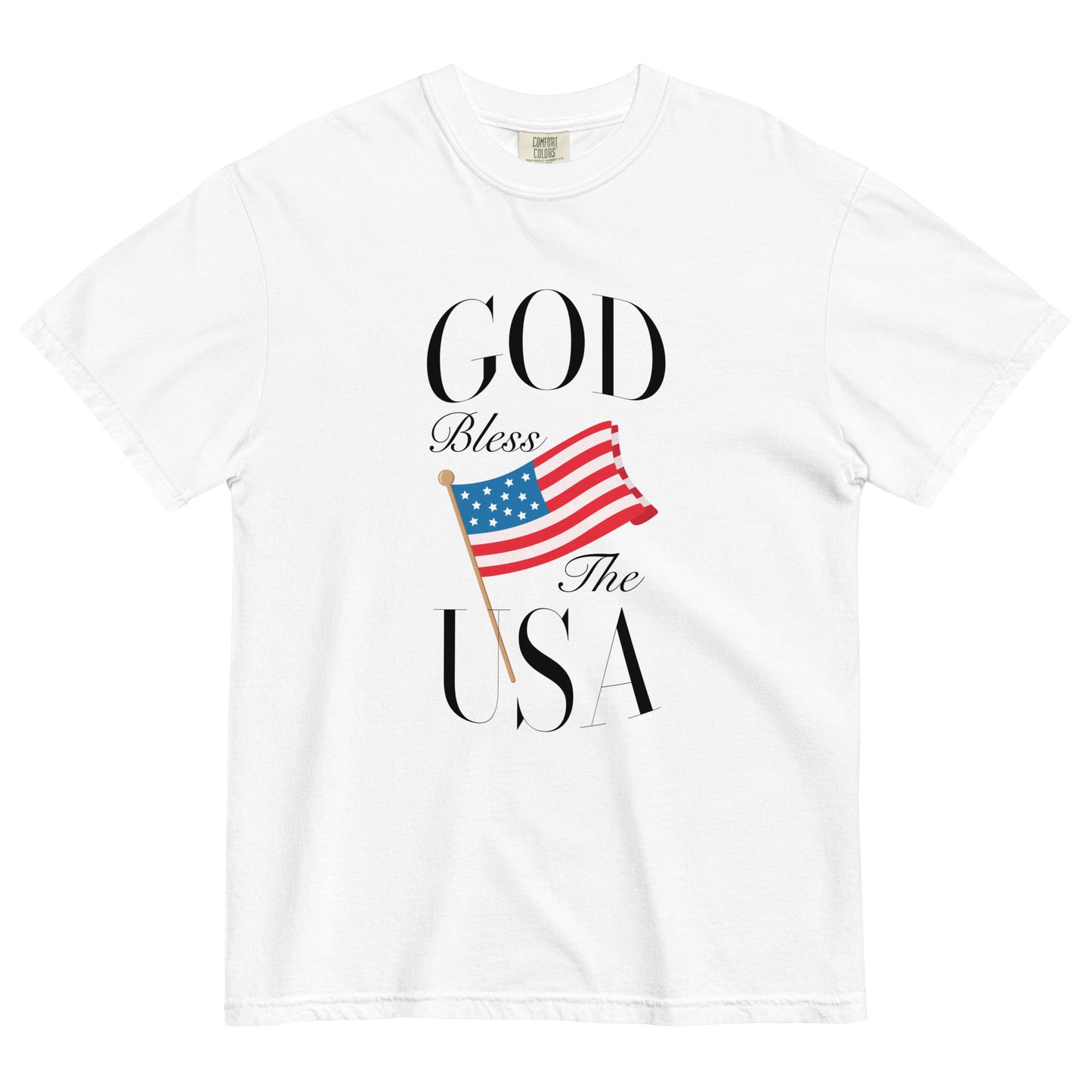 God Bless The USA - Heavyweight T-shirt