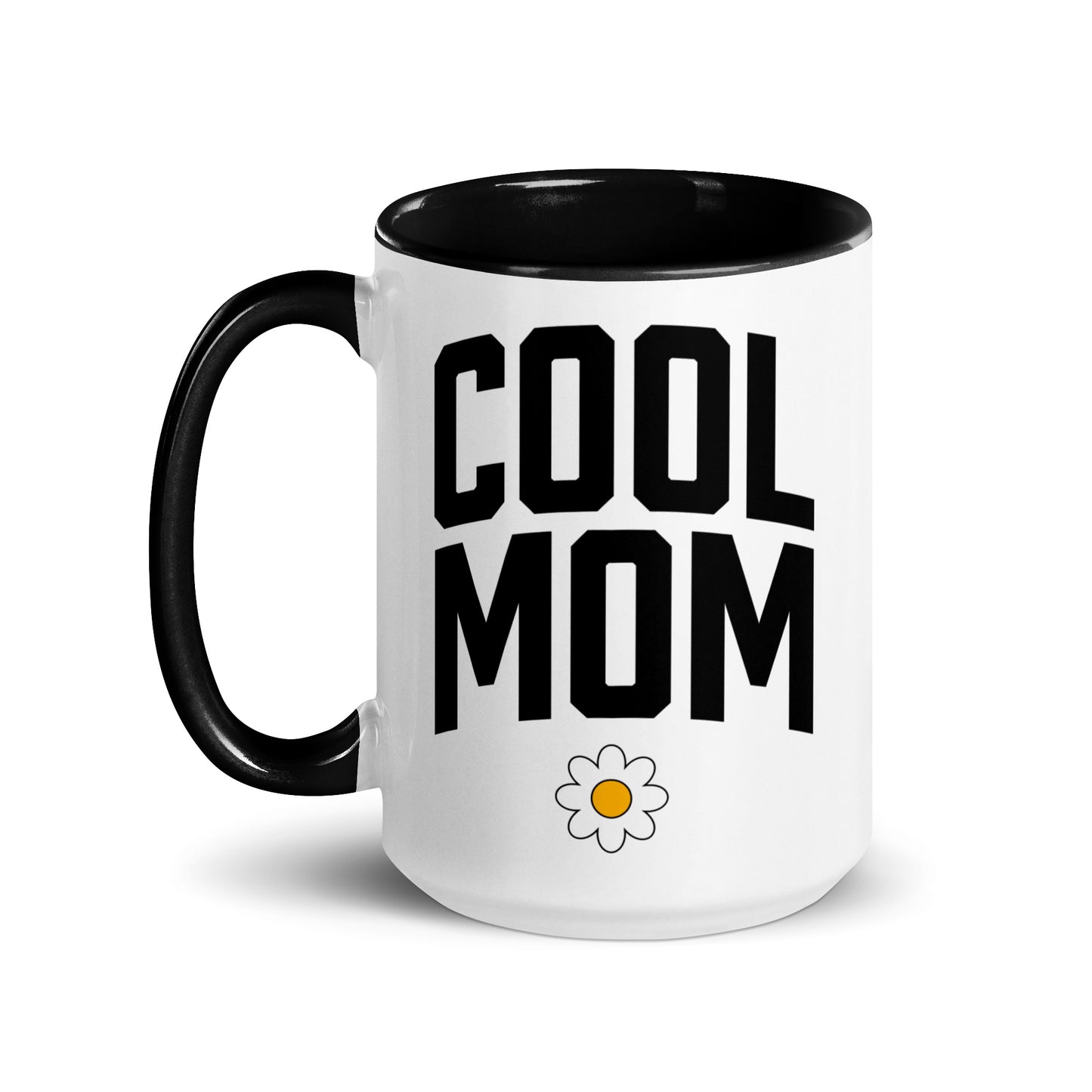 Daisy Cool Mom Mug with Color Inside