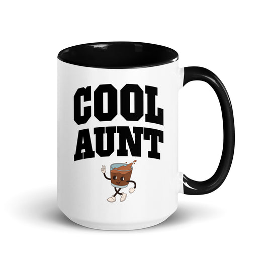 Cool Aunt - Fall Mug with Color Inside