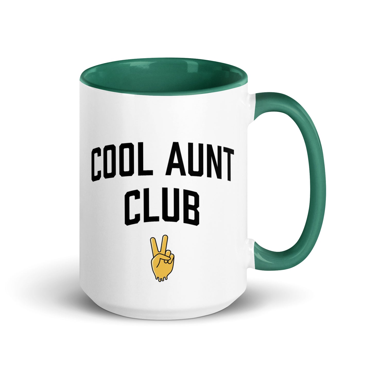 Cool Aunt Club Mug with Color Inside