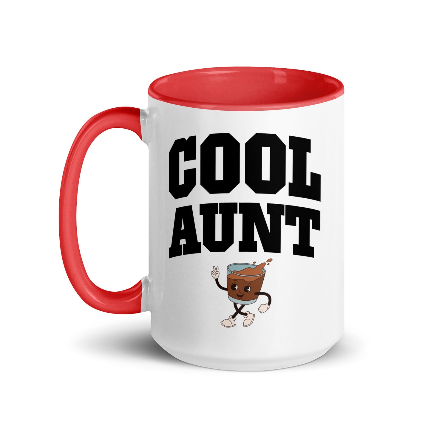 Cool Aunt - Fall Mug with Color Inside