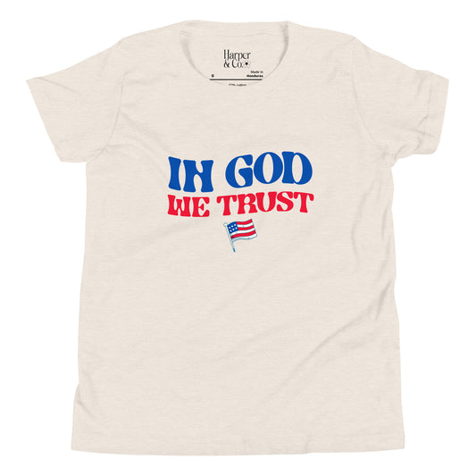 In God We Trust - Youth Short Sleeve T-Shirt