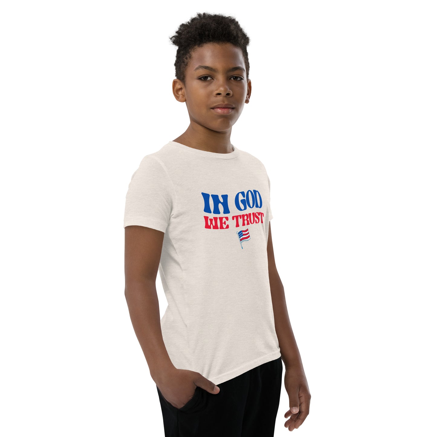 In God We Trust - Youth Short Sleeve T-Shirt